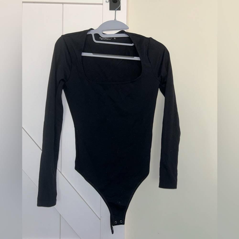 Black Long Sleeve Bodysuit